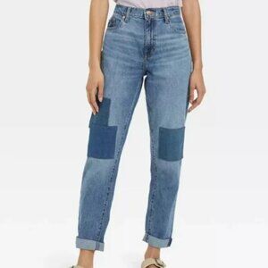 Universal Thread Patchwork Jeans NWT